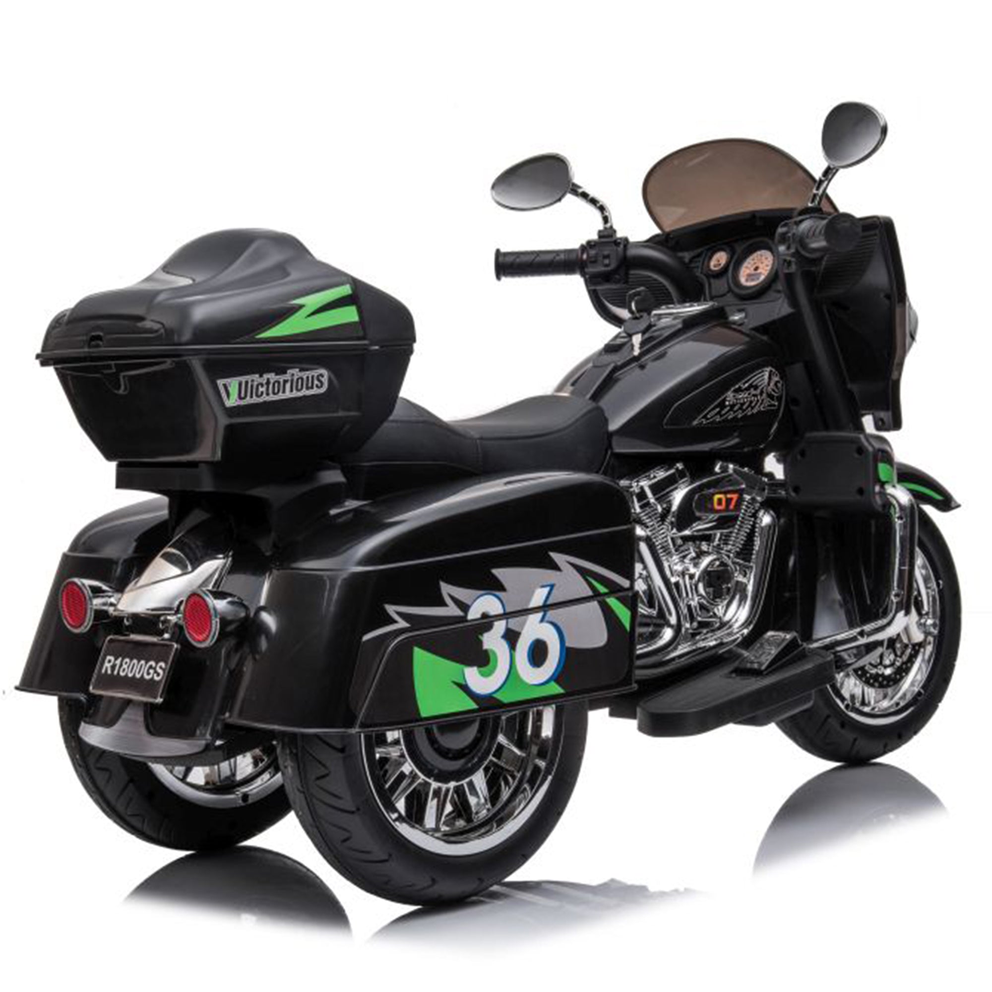 12V Kids Ride on Three-Wheeled Motorcycle 12V Kids Ride on Three-Wheeled Motorcycle